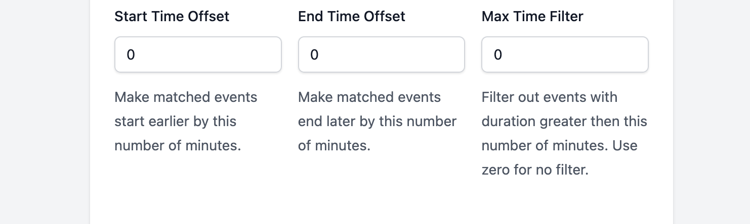 Screenshot of the add schedule rule filter screen